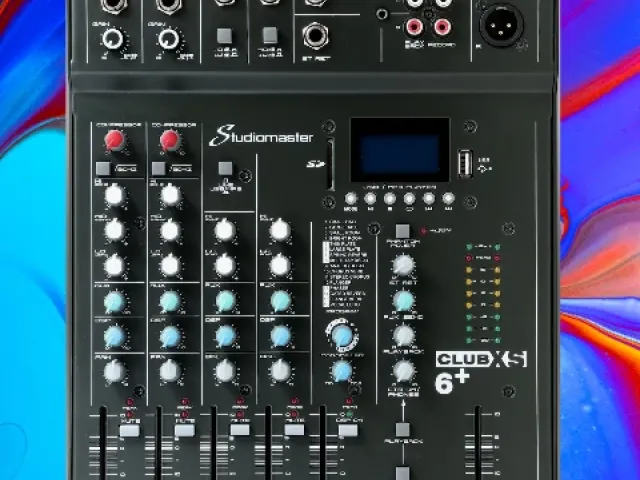 Studiomaster Club XS6+ 6 Channel Bluetooth Mixer